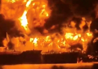 Iran-Linked Boat Attacks Set Tankers Ablaze in Iraqi Waters, Escalating Gulf Shipping Crisis