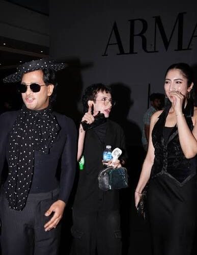 Hania Aamir and Sajal Ali Shine in All-Black as Global Beauty Brands Launch in Lahore